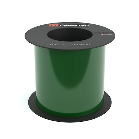 Labeltac Label Supply 5in x 75ft, Dark Green LT516-C