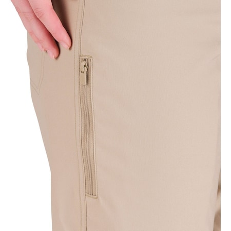 Berne Womens 8 Regular Beige Lightweight Flex Pro Pants WP813BEGR400