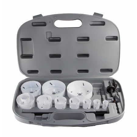 Drill America 15 Piece Bimetal Hole Saw Kit DMS04-9115