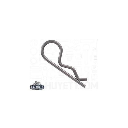 Huyett Bridge Pin, 302/304SS, .177 Wire Dia x 3.5 L x .940 In Eye Dia x Fits .75 to 1-1/16 Shft BPS-229