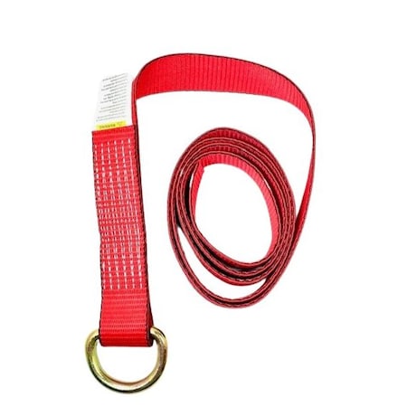 Safe N Secure safensecure/2x100/RedTechnicLassoStrapw/DringBett AS-TOW-100WDR-RED-I