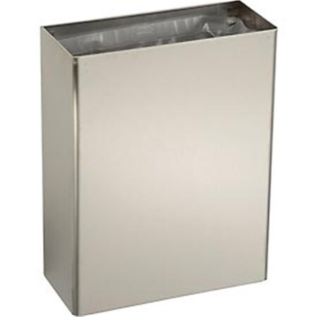 Bobrick ClassicSeries Stainless Steel Surface Mounted Waste Receptacle - Satin B-279