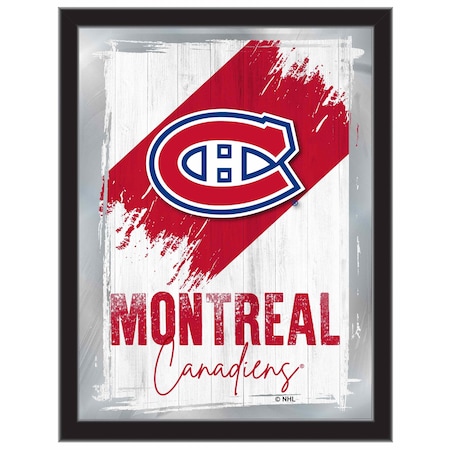 Holland Bar Stool Co Montreal Canadiens 17 in.x22 in. Logo Wall Mirror MLogo