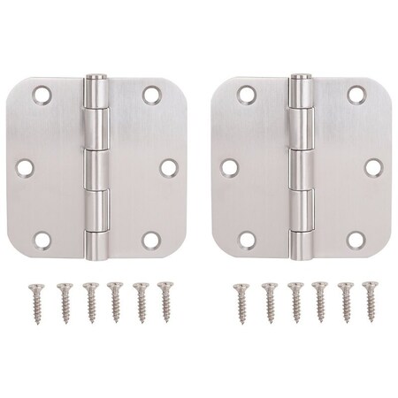 Prosource Door Hinge, Stainless Steel, Stainless Steel, Loose Pin, 180 deg Range of Motion 20338SS-35RC-DB-P