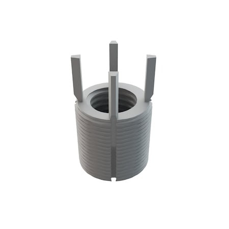 Zoro Select Key Locking Insert, Heavy Wall, 4 Keys, 7/8"-9 Int Thrd Sz, 1 1/4"-12 Ext Thrd Sz, Steel, 10 PK 215-065910