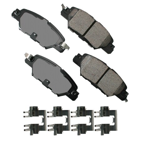 Akebono Akebono Brake Pads, Act1846 ACT1846