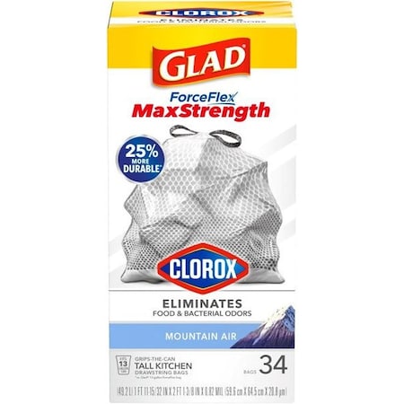 Glad Trash Bag Mntar 13G 34Pk 79298