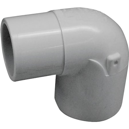 Lasco Street Pipe Elbow, 12 in, Slip, 90 deg Angle, PVC, White, SCH 40 Schedule, 600 psi Pressure 409005BC