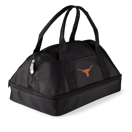 Picnic Time Family Of Brands NCAA Texas Longhorns Potluck Casserole Carrier - Insulated Thermal Food Carrier 650-00-175-194-1