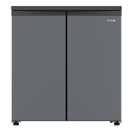 Koolmore 30 in. Undercounter Residential French Door Refrigerator & Freezer, 5.5 Cu. Ft. in Black KM-UCFDRF-B30