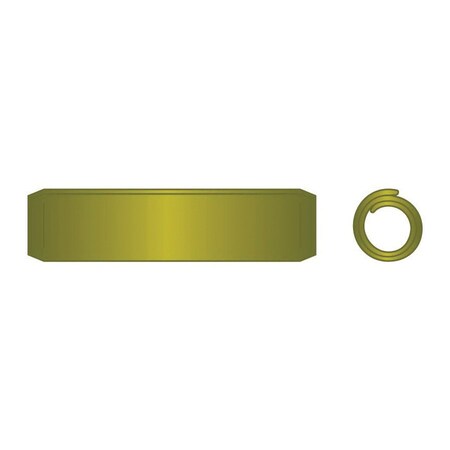 Huyett Coiled Spring Pin, LD, Cadmium Plated High Carbon Steel, 0.250 in Dia x 1.000 in L MS51987-138