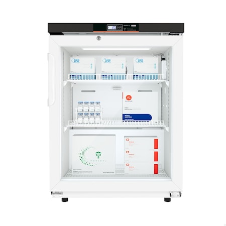 Koolmore 4.5 cu. ft. Countertop Medical Pharmacy Refrigerator With Multi-Level Emergency Alarms UL Listed KM-PHR-45C