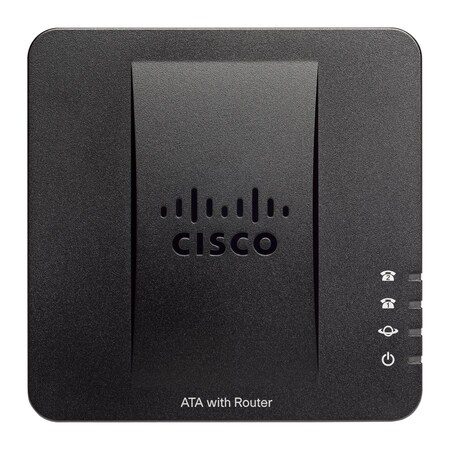 Cisco Cisco SPA122 ATA with Router - 2 x RJ-45 - 2 x FXS - Fast Ethernet - Desktop, Wall Mountable SPA122