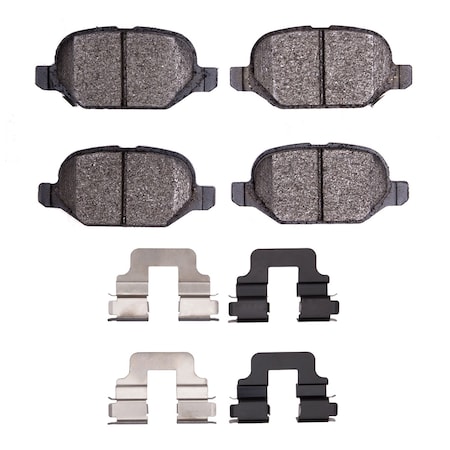 Dfc 5000 Euro Ceramic Disc Brake Pad Set,  1600-1569-01
