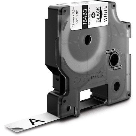 Dymo Rhino Permanent Poly Labels, White DYM18483