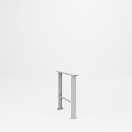 Pucel 12 Gauge Bench Legs, 34 in H x 32.5 in W x 24 in D, Gray BL-34-34H