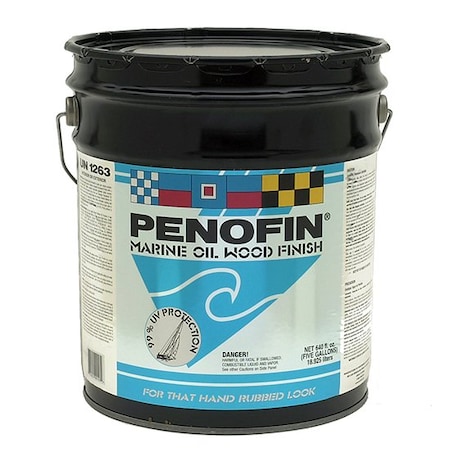 Marine 5 Gal Natural Marine Oil Wood Finish 550-VOC F5EMA5G