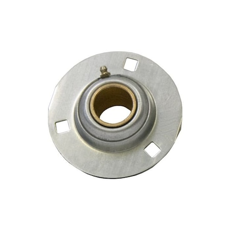 Triangle Mfg 3 Bolt Flange Bearing, shaft size: 1in EEE16J