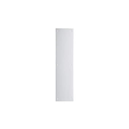 Ives 8200 Push Plate 3.5 in x 15 in Satin Chrome 8200 US26D 3.5x15