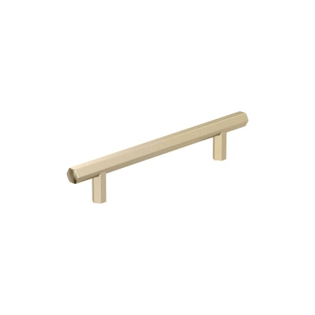 Amerock Caliber 5-1/16 inch 128mm Center-to-Center Golden Champagne Cabinet Pull BP36874BBZ