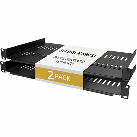 Startech.Com GET TWO 1U VENTED CANTILEVER RACK SHELVES TO OUTFIT MULTIPLE RACKS - STANDARDIZE CABSHELFV1U-2PK