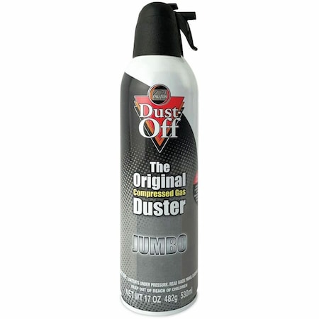 Dust-Off Falcon Dust-Off Jumbo Disposable Dusters - Ozone-safe, Moisture-free - Gray - 1 Each DPSJMB