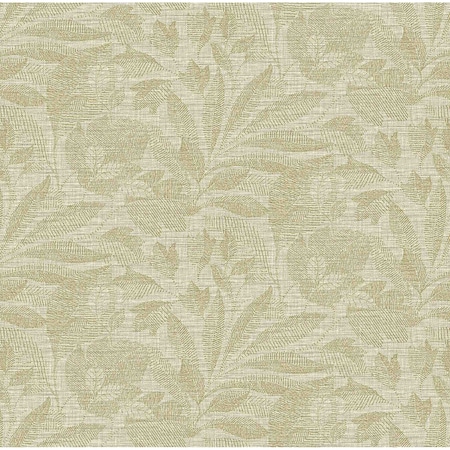 A-Street Prints Lei Gold Leaf Wallpaper 2972-86150