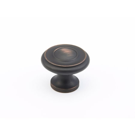 Schaub 1-1/4in Colonial Cabinet Knob Michelangelo Bronze Finish 703-MIBZ
