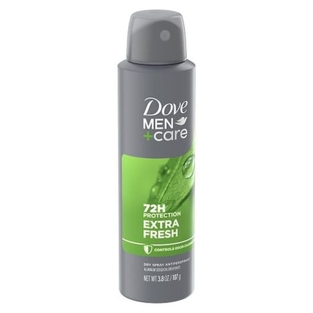 Dove Men Plus Care Extra Fresh Dry Spray Antiperspirant Deodorant, 3.8 Fluid Ounce, 12PK 68825802