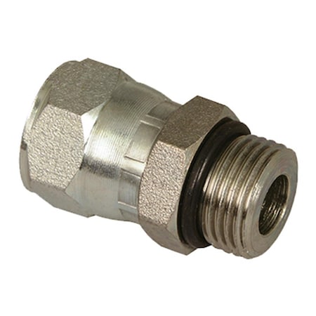 Apache 39038898 0.58 in. Male O-Ring Boss x 0.5 in. Female JIC Swivel Hydraulic Adapter 193818