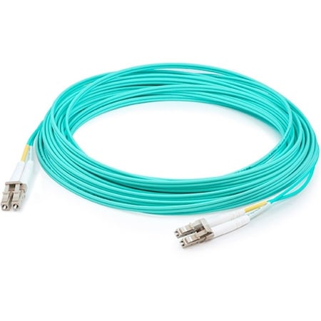Add-On This Is A 15M Lc (Male) To Lc (Male) Aqua Duplex Riser-Rated Fiber ADD-LC-LC-15M5OM4