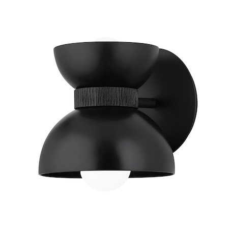 Troy Lighting Pomona 2 Light Wall Sconce 8.25 In. Soft Black/Textured Black B7891-SBK