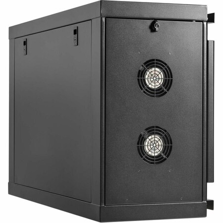 Eaton Tripp Lite Series SmartRack 9U Low-Profile Side-Mount Wall-Mount Mini Rack Enclosure, Black SRW9USM