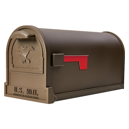 Solar Group Architectural Mailboxes Arlington Classic Galvanized Steel Post Mount Bronze Mailbox AR15T0AM