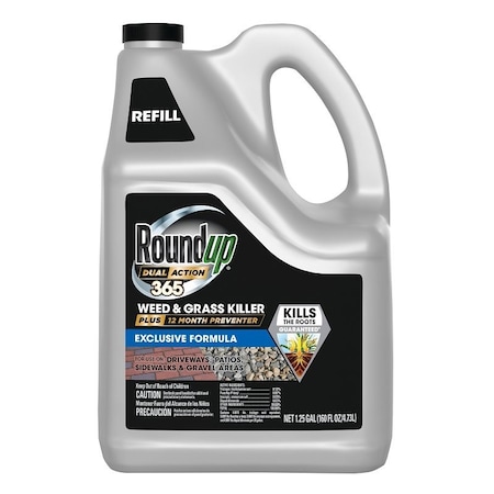 Roundup Weed and Grass Killer, Liquid, 1.25 gal Bottle 5377204