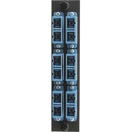 Hubbell Premise Wiring Fiber Optic Panel Adapter FSPNSCDS6B