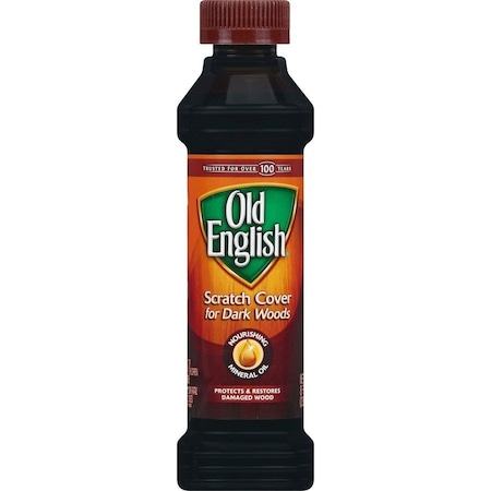 Reckitt Benckiser OLDENGLISH, Furniture Scratch Cover, For Dark Woods, 8oz Bottle 75144CT