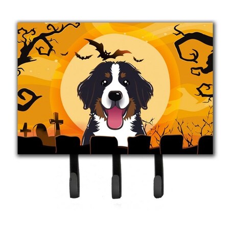 Carolines Treasures Halloween Bernese Mountain Dog Leash and Key Holder BB1795TH68