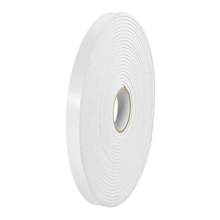 Bubblefast 3/4'' x 36 yds 1/16'' White Tape Logic Removable Double Sided Foam Tape, 16PK BFT954590
