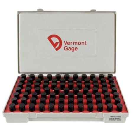 Vermont Gage Pin Gauge Set, Black Oxide, Inch 901400900