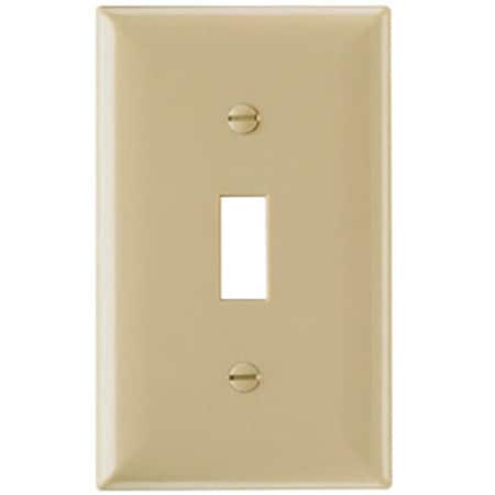 Nextgen SP1LAUCC100 Toggle Urea Wallplate, 1 Gang, Light Almond NE569147