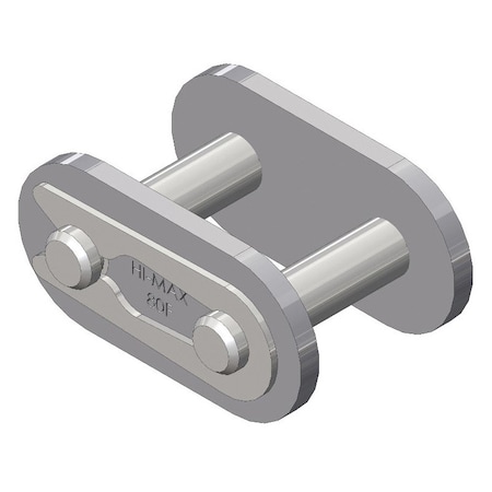 Senqcia Hi-Max Single Strand Cottd Connecting Link, 80F chain, 1P, 1.53 OAW, .313 Pin 80FHMCL