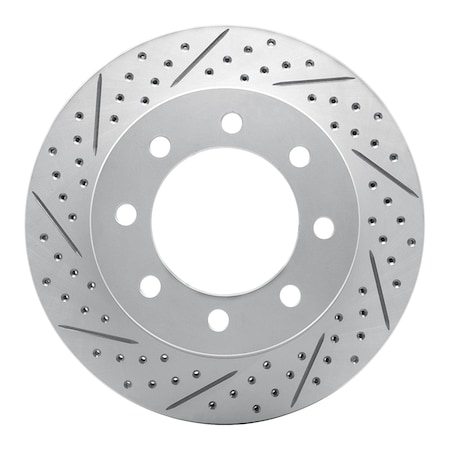 Dynamic Friction Co DFC Geoperformance Rotor - Drilled and Slotted 830-40102L