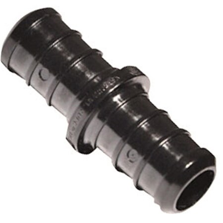 Bookazine 0.5 in. Crimp Black Plastic Fresh Water Straight Fitting TI362245