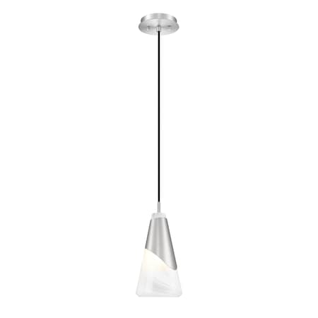 Z-Lite Aimie 1-Light Pendant, 6 in W, Brushed Nickel 828P6-BN