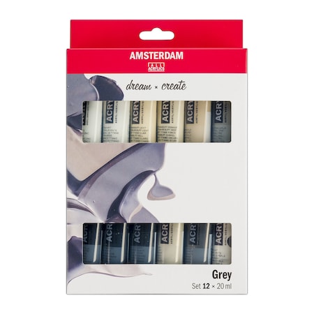 Amsterdam Acrylic Paint, Satin, Acrylic Base, Assorted 17820600