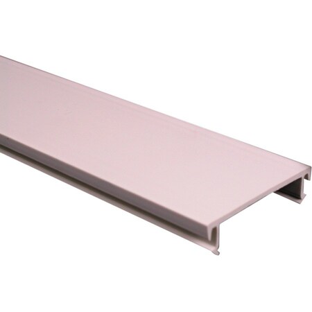 Legrand Cover, CableSmart 40N2 Series, 2 Channel, 2 3/16 in W, 1/2 in H, 96 in L, Ivory 40N2C08V