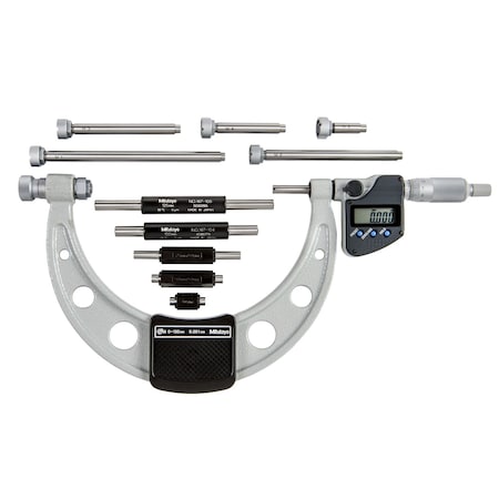 Mitutoyo MICROMETER, INTERCHANGEABLE ANVIL, 0-150MM, 0.001MM, IP65 340-251-32