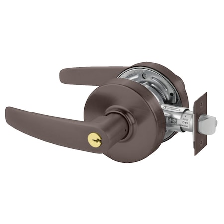 Sargent Grade 2 Entrance/Office Cylindrical Lock, B Lever, Conventional Cylinder, Oil-Rubbed Bronze Finish,  28-7G05 LB 10B