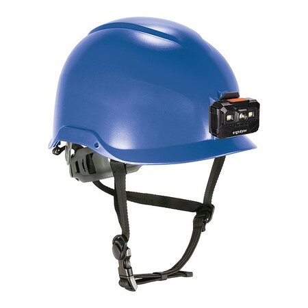 Ergodyne Safety Helmet, Blue 8976-LED